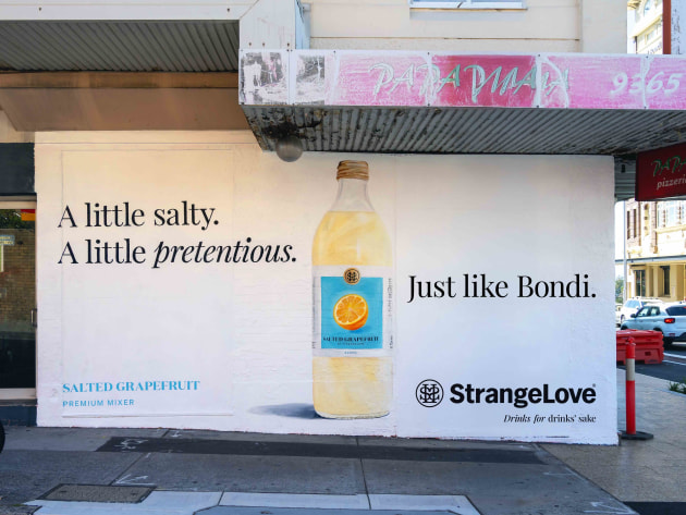 Premium drinks brand, StrangeLove Beverage Co., has launched its first mainstream above the line (ATL) brand campaign with creative agency Today the Brave. (Source: StrangeLove)