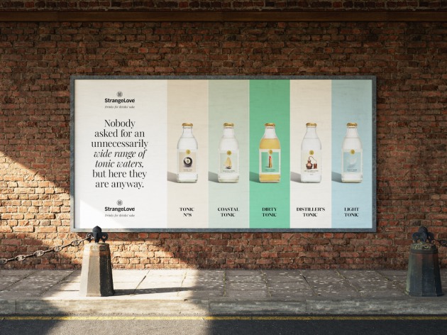 Premium drinks brand, StrangeLove Beverage Co., has launched its first mainstream above the line (ATL) brand campaign with creative agency Today the Brave. (Source: StrangeLove)