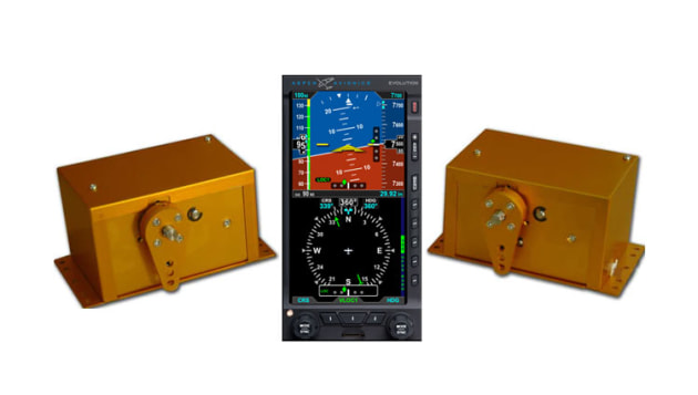 Trio Avionics' Pro Pilot autopilot can now be integrated with the Aspen Evolution E5. (composite image Aspen/Trio Avionics)