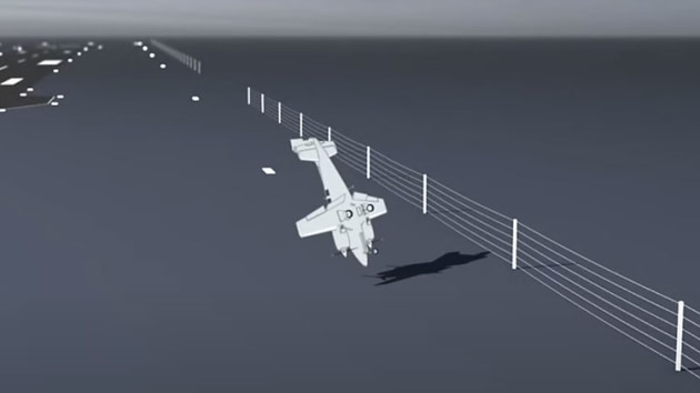 Part of the ATSB animation video explaining the crash of VH-OMD. (ATSB)