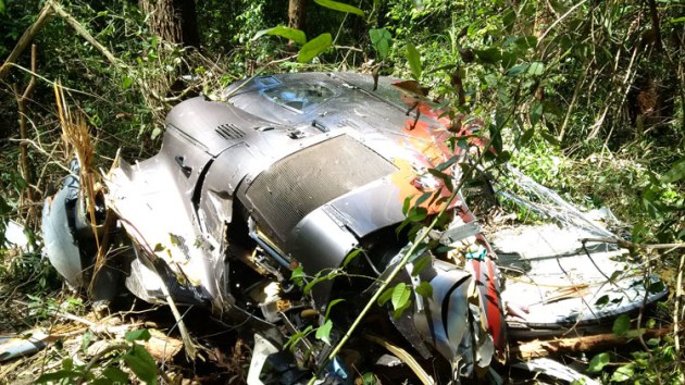 The crash site of VH-GKK. (ATSB)