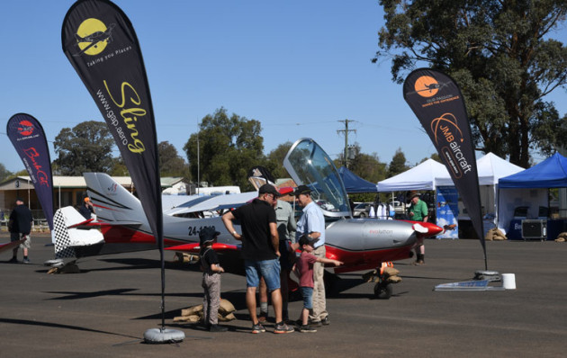 Static aircraft on display from Global Aviation Products included the Sling, JMB Evolution and Bushcat. (Steve Hitchen)