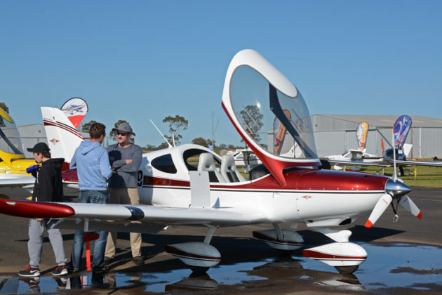 AusFly at Narromine has traditionally attracted a healthy number of exhibitors. (Steve Hitchen)