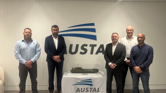 Kongsberg Maritime has entered into an agreement with Austal Defence Shipbuilding Australia to supply Kamewa Steel Series waterjets for the Australian Army&rsquo;s new Landing Craft Medium fleet.

Credit: Kongsberg Maritime