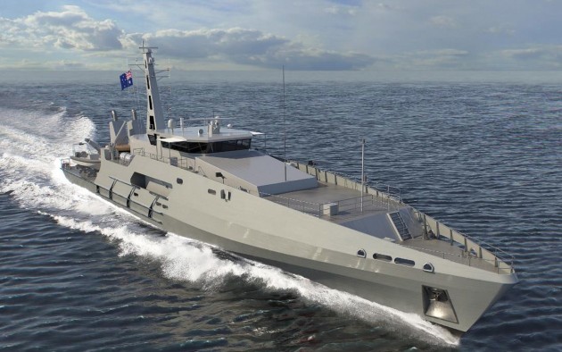Six new Cape Class boats will be built for the RAN. (Austal)