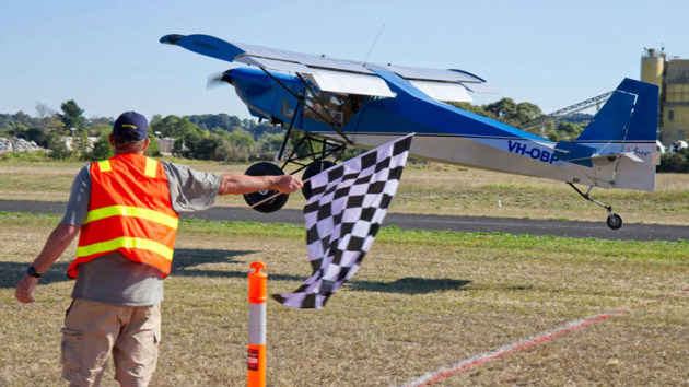 Brett Patton from NSW took out first place in the Bush Class in his home-built Just Aircraft SuperSTOL. (Australian STOL Championships)