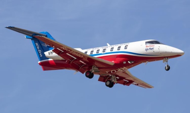 The Royal Flying Doctor Service took delivery of their first Pilatus PC-24 jets earlier this year. (Phil Hosking)