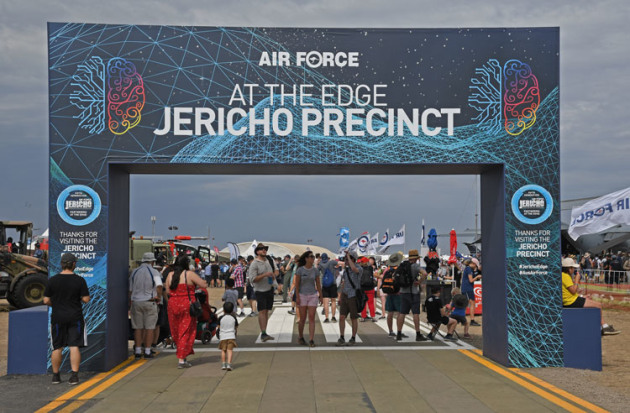 The RAAF had a large presence at Avalon this year, which is expected to be even larger for the air force's centenary in 2021. (Steve Hitchen)