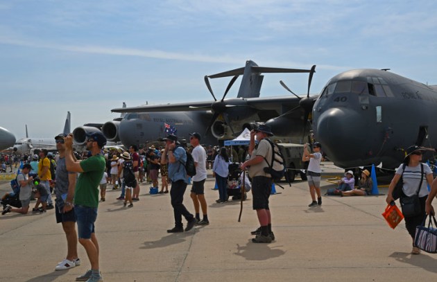 The RAAF has always been one of the backbones of the Australian International Airshow, but will now wait until November 2021 to showcase their centenary. (Steve Hitchen)