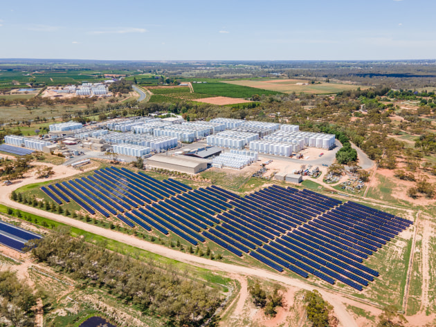 Australian Vintage's Buronga Hill Winery is home to one of Australia&rsquo;s largest privately owned solar farms, with 14,000 panels generating 2M+ kW a year. (Source: Australian Vintage)