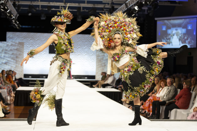 Floriana runner up, best headpiece winner, Viera Keogh - Slovakian Epopee of Reesville