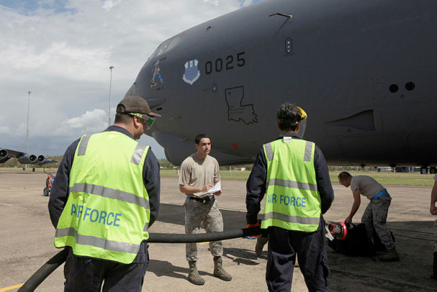U.S. Air Force B-52 Stratofortress Bombers arrive at RAAF Base Darwin to train with the Royal Australian Air Force as part of Enhanced Air Cooperation (EAC). Credit: Defence