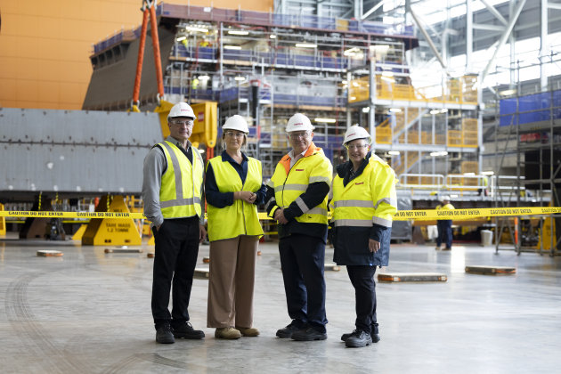 Sydney-based manufacturer Defence Seals & Spares will supply manhole and access panel gaskets; step covers and low-pressure air cylinder caps for the first Hunter class frigate.

Credit: BAE Systems