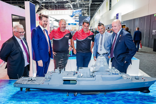 L-R: Brian Condon, Jason Rose, Troy Keene, Josh Linwood, Scott Robertson, Craig Lockhart.
Credit: BAE Systems
