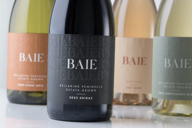 BAIE Wines marks 20 years with a new label design featuring colour-coded varietals and tactile finishes.