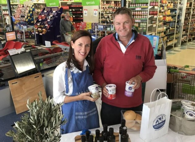 Barambah Organics founding shareholders Jane and Ian Campbell.