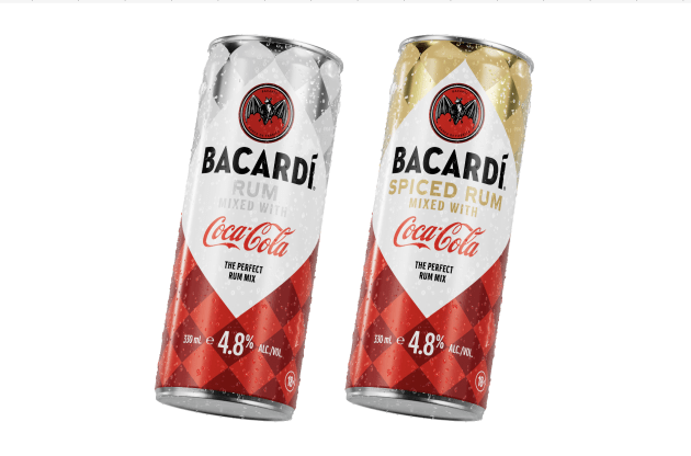 Bacard&iacute; Rum and Coca-Cola are collaborating on a number of firsts for the two brands with the release of two flavours in the ready-to-drink format, as well as celebrating 125 years since they first connected in the American Bar in Havana. (Image: Bacardi)