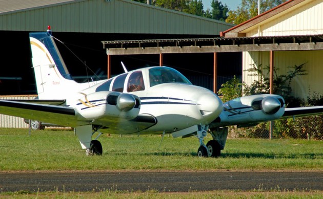 Part 135 covers most of the traditional charter workhorses such as the Beechcraft Baron. (Steve Hitchen)