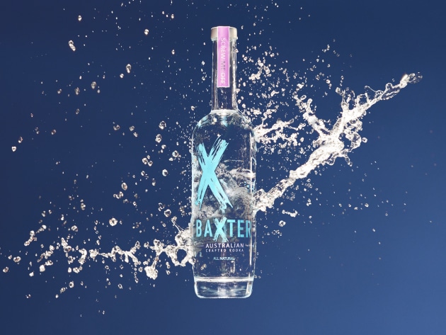 Baxter Vodka recently won Double Gold at the San Francisco Spirits Competition. Image: Thirsty Group