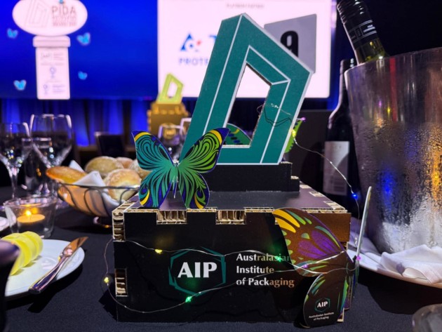 The reusable and recyclable PIDA table centrepieces were created by Ball & Doggett.