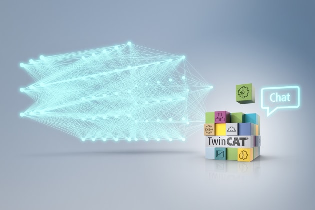 Beckhoff Automations offers AI-supported engineering software in the form of TwinCAT Chat.