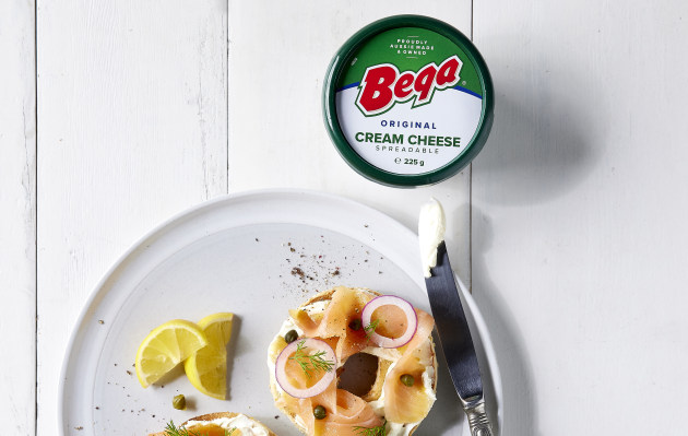 Made with fresh milk and cream sourced from local Australian farms, Bega Cream Cheese is being produced at Bega&rsquo;s Port Melbourne and Strathmerton sites. Image: Bega