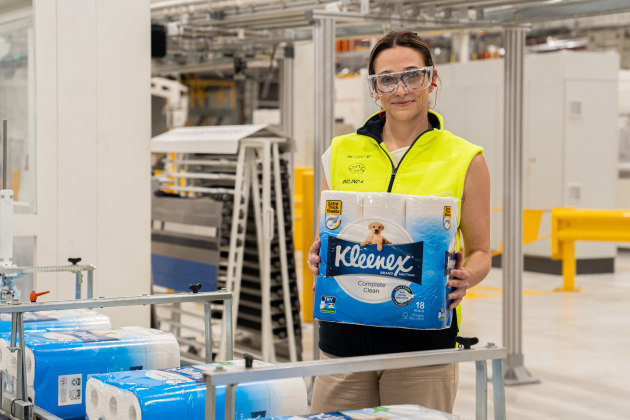 Backing the Future Made In Australia plan: Belinda Driscoll, managing director at Kimberly-Clark Australia.