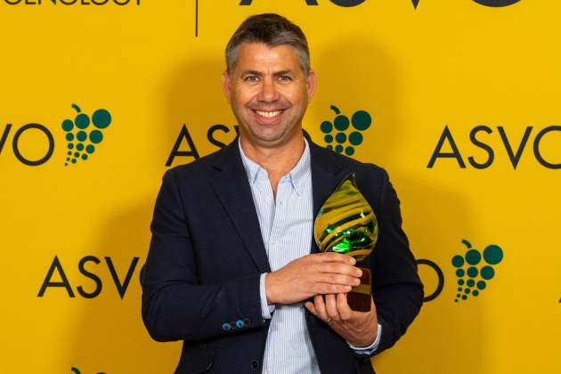 2021 ASVO Viticulturist of the Year Ben Harris.