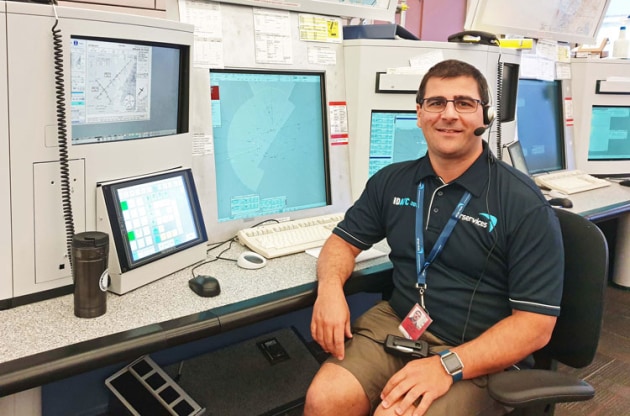Airservices Australia's Ben Ippolito. (Airservices Australia)