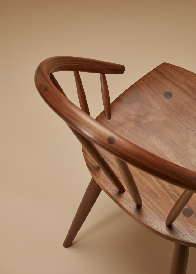 Bern Chandley, Lowbow Diner, 2014. American walnut.