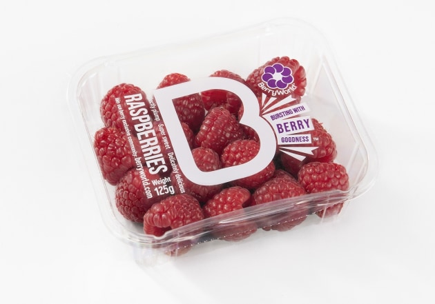 BerryWorld's heat sealed punnets save 30% packaging materials versus traditional lidded punnets.