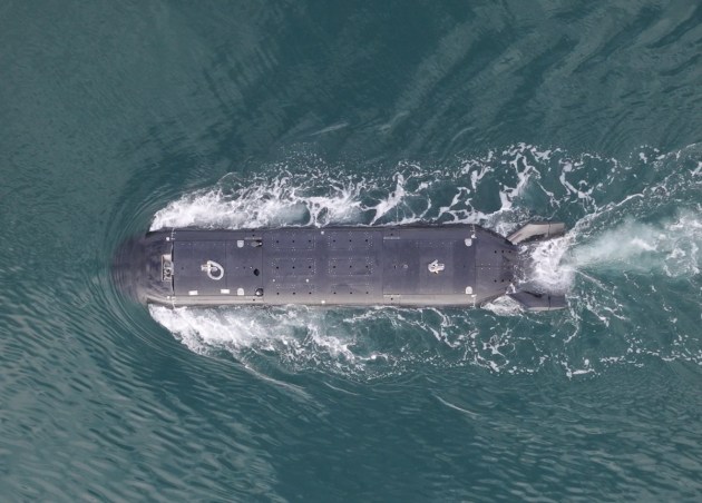 Marine AI autonomy software on the Royal Navy&rsquo;s XLUUV Excalibur.

Credit: Marine AI