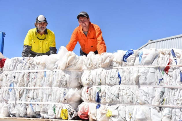 (l-r) Stewart Ford, Big Bag Recovery CEO and Stephen Richards, managing director.