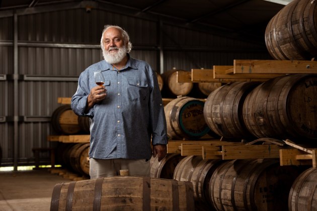 Tasmania's Lark Distilling Co was Australia&rsquo;s first carbon neutral distillery, with its operations having no net negative impact on the climate. Pictured: Founder Bill Lark. (Source: Lark Distilling Co)