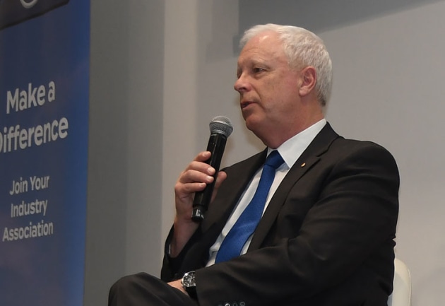 CASA Chair Mark Binskin at RotorTech earlier this year. (Steve Hitchen)