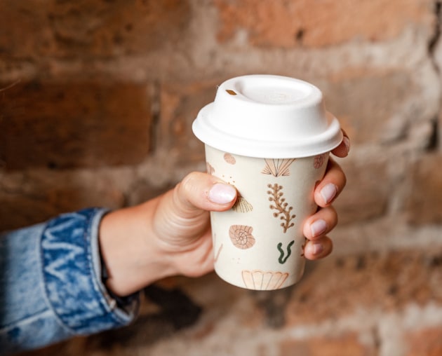 Sustainable star: BioPak's Sugarcane Pulp Hot & Cold Cup Lids.