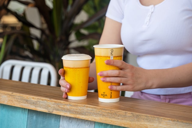 Certified Compostable FSC Paper Beer BioCups: BioPak