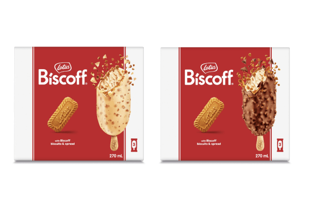 Back by popular demand, Lotus Bakeries is relaunching its Biscoff Ice Cream Sticks in Australia.