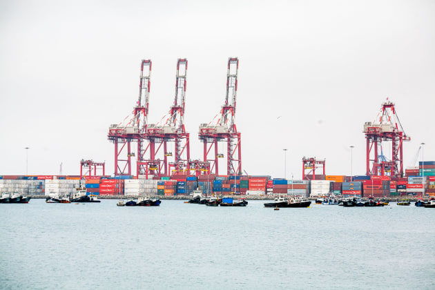 The CITEpesquero seaport of Callao in Peru