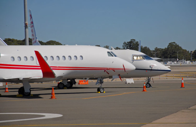 Sydney International is currently home to several GA companies that service business aviation needs. (Steve Hitchen)