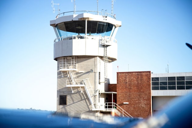 Airservices Australia tower at Bankstown Airport. (Airservices Australia)