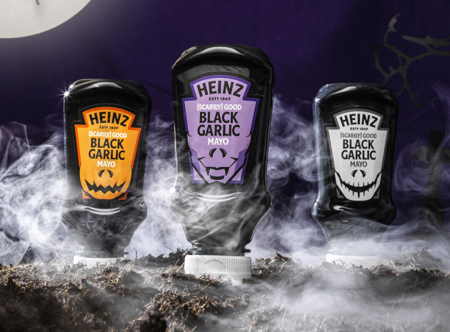 Heinz&rsquo;s has released its first black garlic mayo, just in time for Halloween.