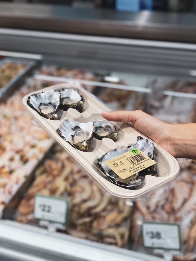 Blue Harvest Oyster Tray (BioPak): PIDA Food and Sustainable Packaging Award finalist.