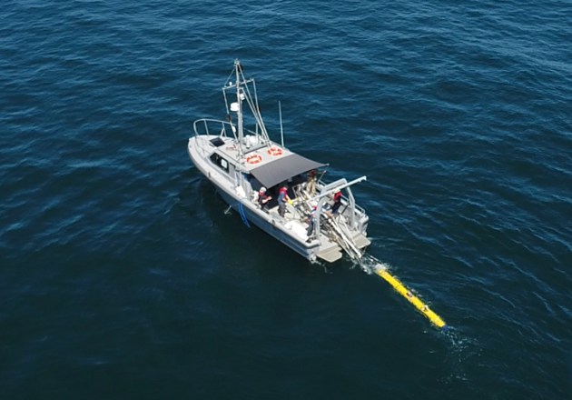 The study into a recovery system for the RAN for the Bluefin 9 will increase the utility of the platform. [Thales]