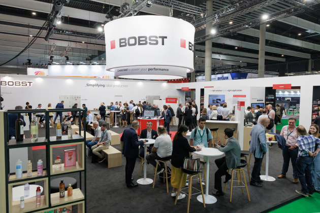 Flexjet debut: This year&rsquo;s Bobst booth at Labelexpo Europe, Barcelona