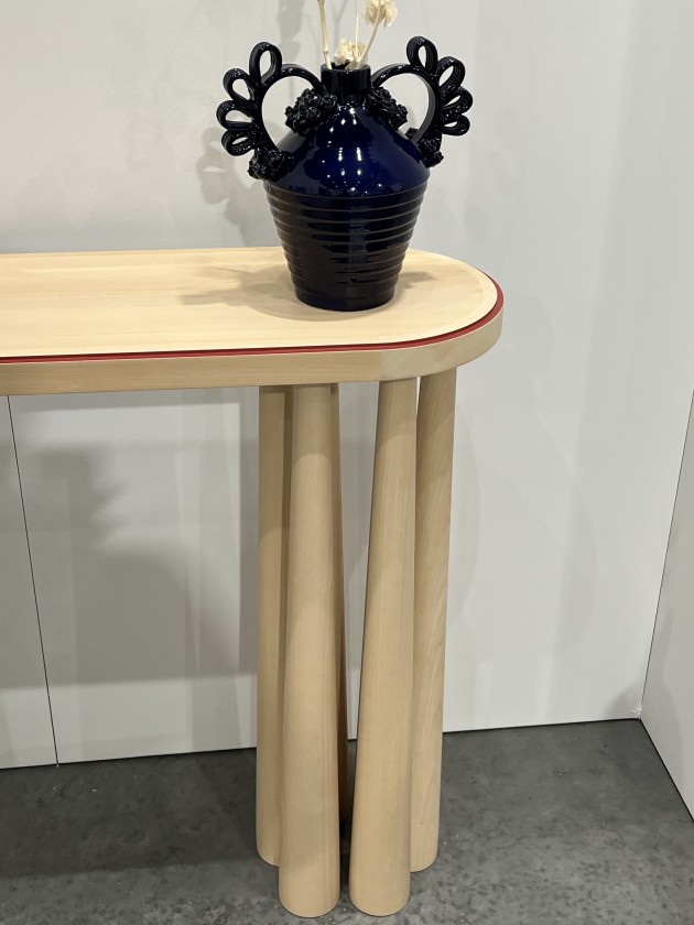 From Origine: studiointervall, Bogdan Console, linden, paint, $10,846. Photo Raf Nathan