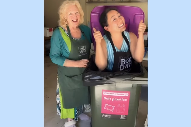 Box Divvy ReSmart bin at St Ives hub.