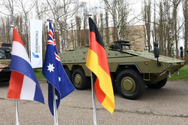 The first Boxer vehicles will receive a number of modifications once in Australia.
Rheinmetall