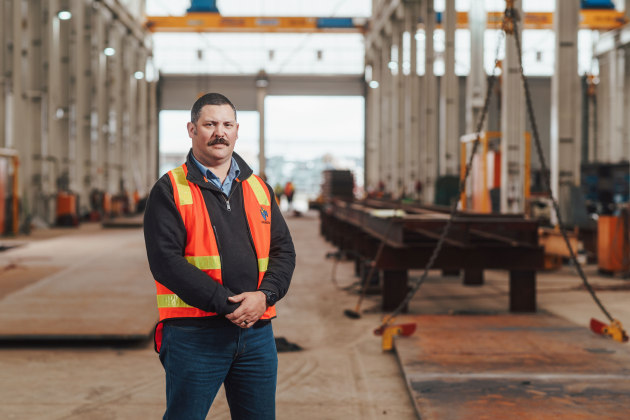 Boilermaker & welder, Bradley Maynard.
