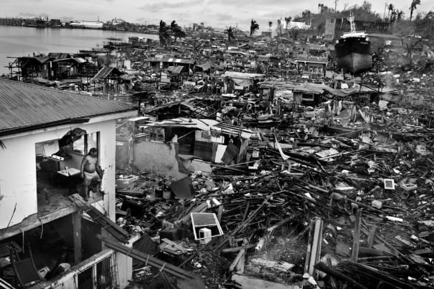 Tacloban. In November 2013, Typhoon Haiyan devastated large swathes of Southeast Asia, causing more than 6,300 fatalities in the Philippines alone. 
&copy; Brendan Esposito.